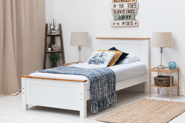Crazy Price Beds Rostherne Farmhouse White Wooden Bed Review