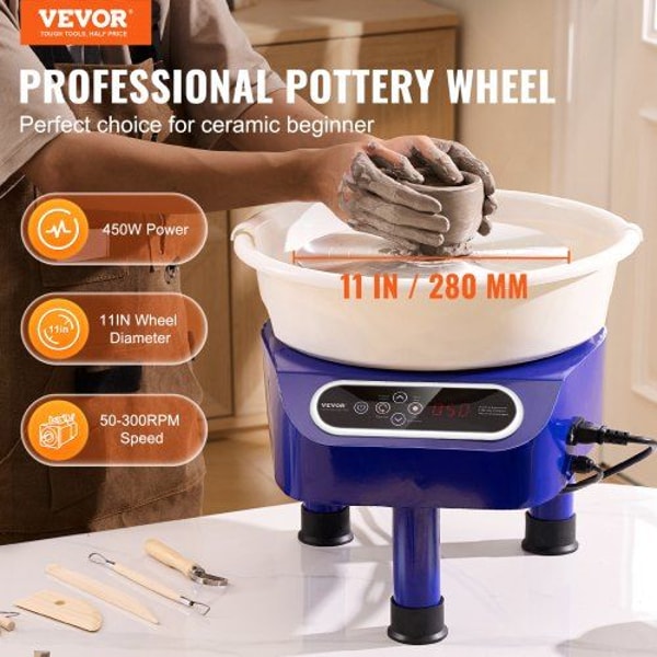 CrazySales Pottery Wheel 11 inch Pottery Forming Machine Review