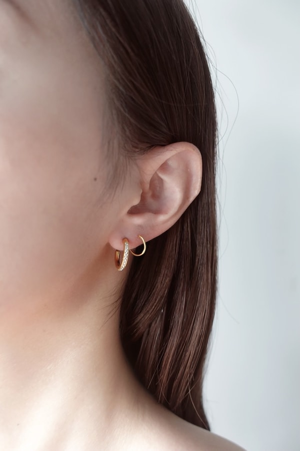 crea.jewelry hineri zirconia pierce レビュー