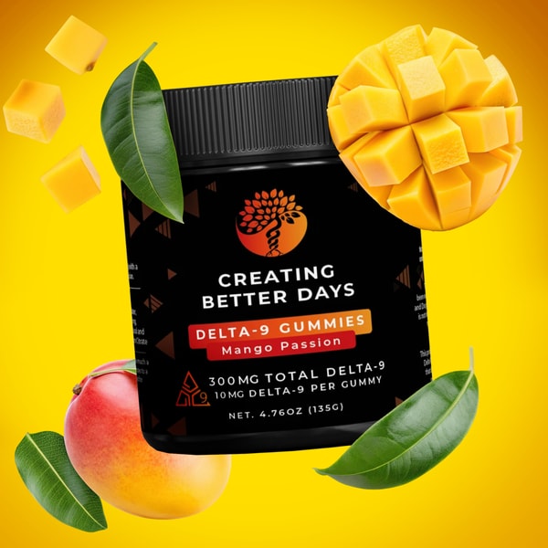 Creating Better Days Mango Passion Delta 9 Gummies Review