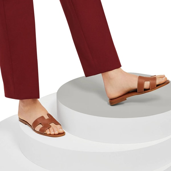 Crepslocker Herm&egrave;s Paris Oran Gold Sandal Review