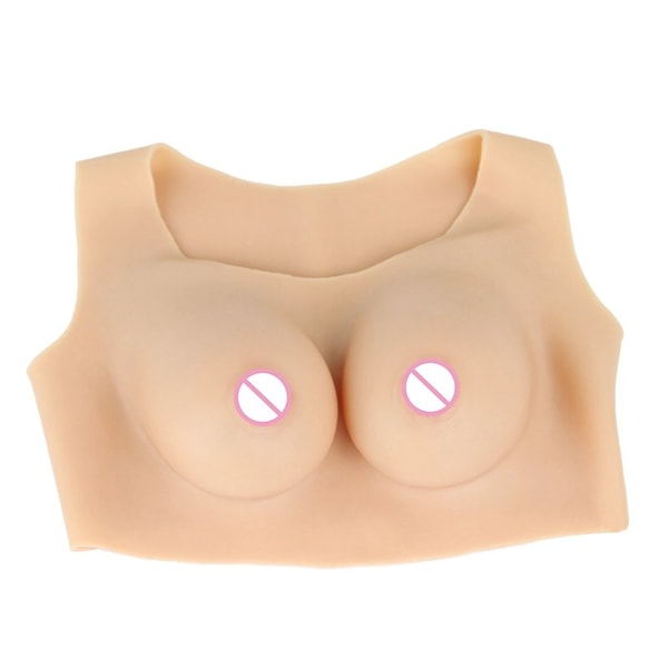 CrossdressForm B-G Cup Short-sleeve Round-neck Silicone Breastplate Review