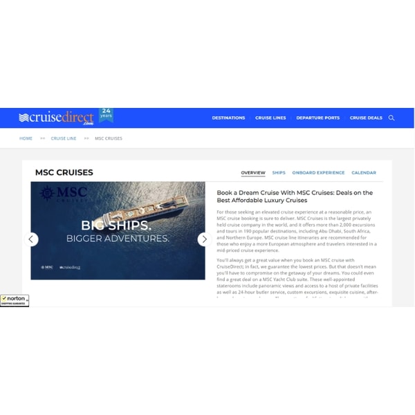 CruiseDirect MSC Cruises Review