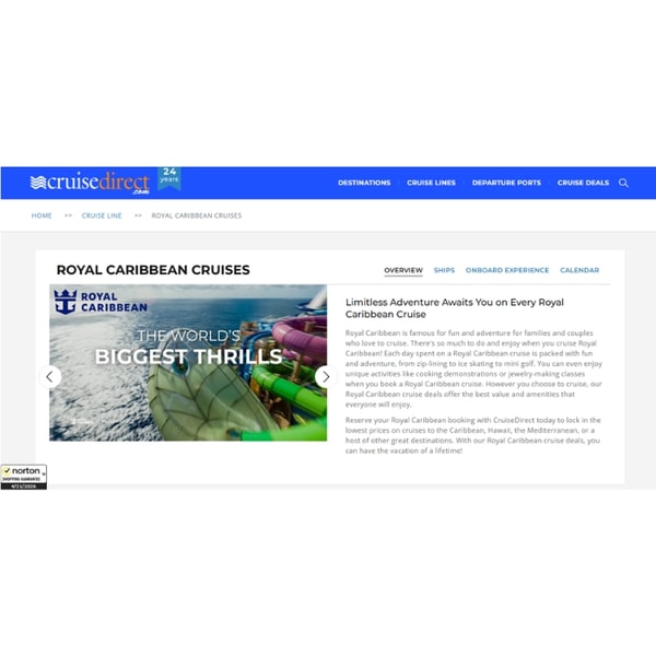 CruiseDirect Royal Caribbean Cruises Review