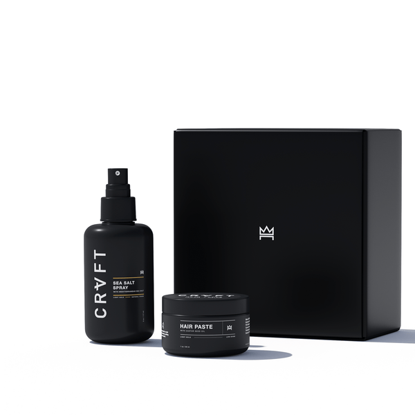 CRVFT Sea Salt Spray + Hair Paste Bundle Reviews