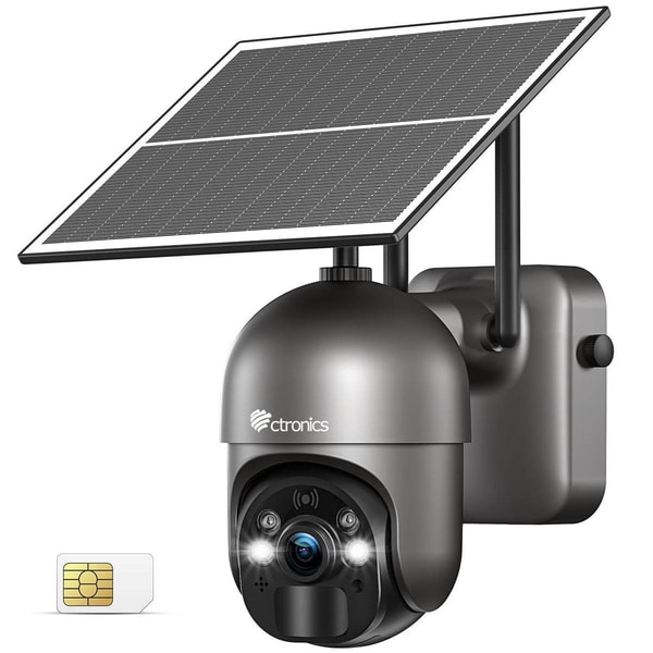 Ctronics 3G/4G LTE Cam&eacute;ra Surveillance Solaire Ext&eacute;rieure sans Fil Avis