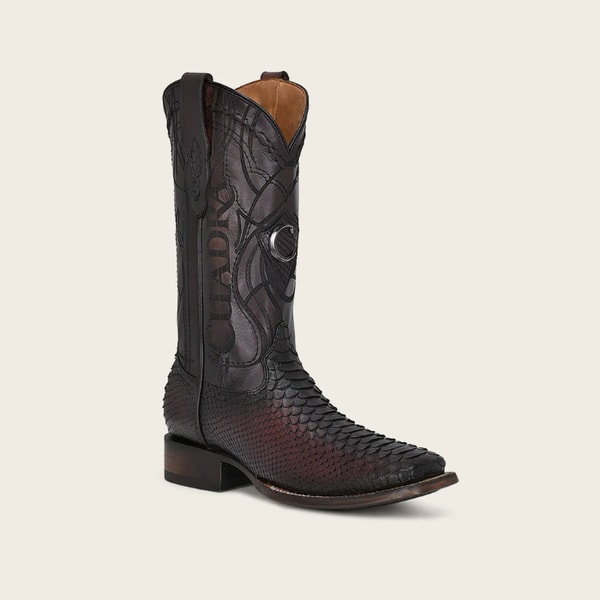 Cuadra Engraved Mahogany Python Western Boots Reviews