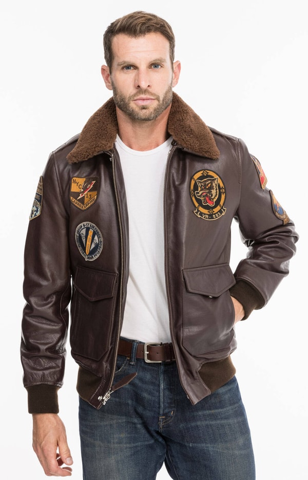 Cuirs Guignard Blouson pilote vintage &eacute;cussons Avis