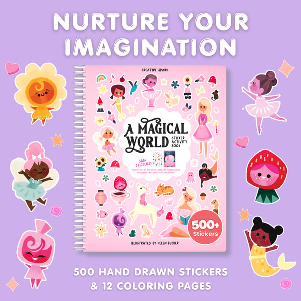 Cupkin A Magical World Sticker Book Review