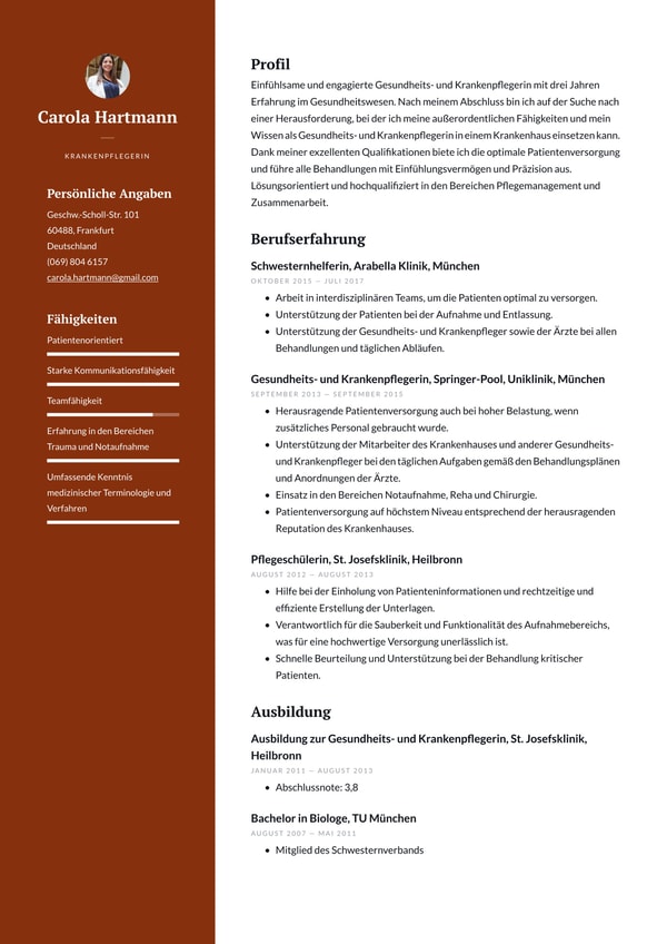 cvapp.de Lebenslauf Vorlagen Bewertung