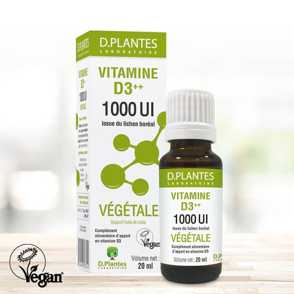 D.Plantes Vitamine D3 v&eacute;g&eacute;tale huile Avis