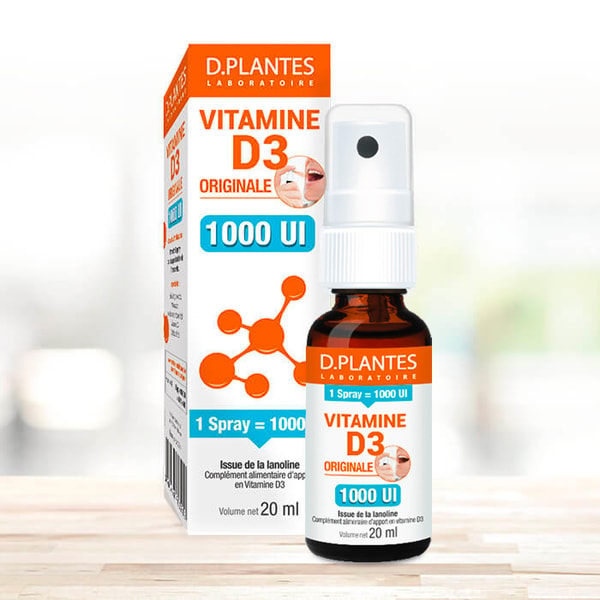 D.Plantes Vitamine D3 originale 1000 UI spray 20 ml Avis