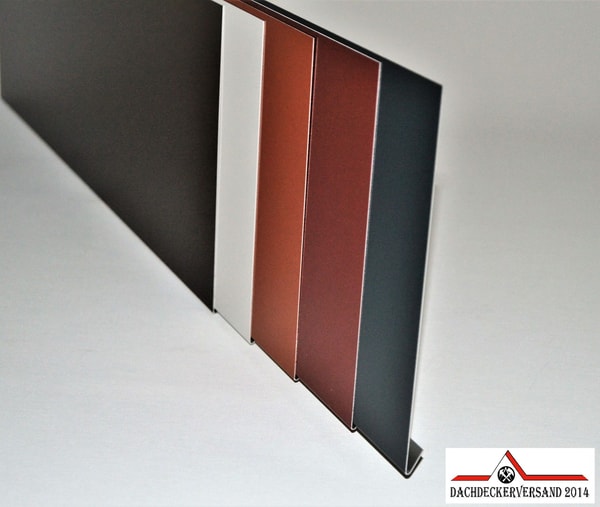 Dachdeckerversand 2014 2 m Ortgangblende Dachblende Windbrett Ortblende Ortgangbrettverkleidung Aluminium farbig (Form A) Review