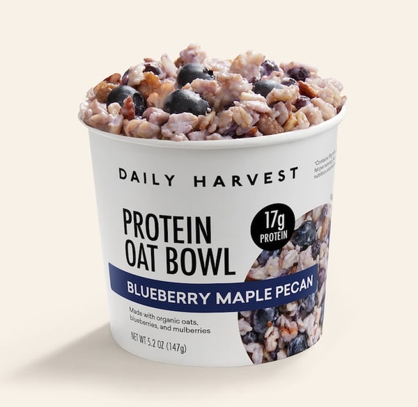Daily Harvest Blueberry Maple Pecan Protein Protein Oat Bowl Review