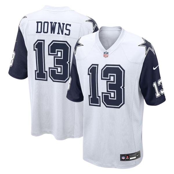 Dallas Cowboys Pro Shop Men's Nike Caleb Downs White Dallas Cowboys Jersey Reviews