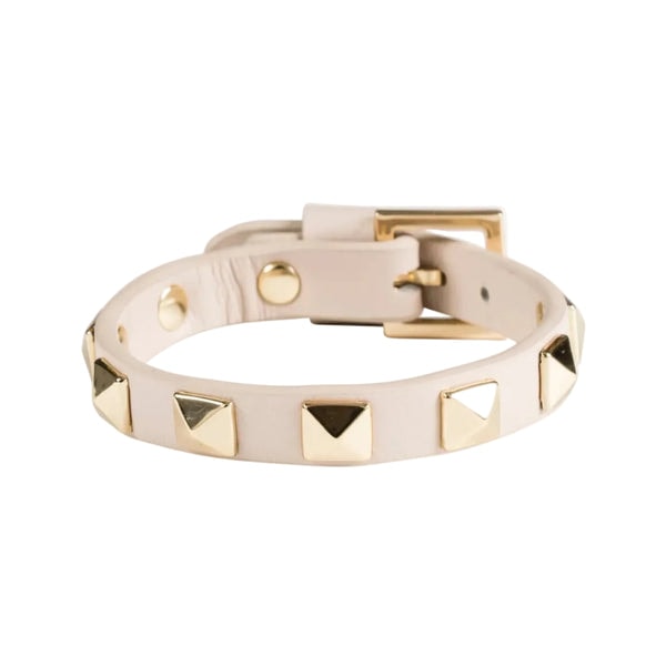 DARK Department Leather Stud Bracelet Sand Anmeldelse