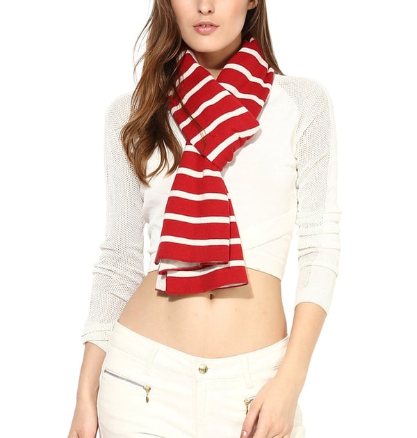 Darzzi Beach Stripe Cotton Knit Scarf Review