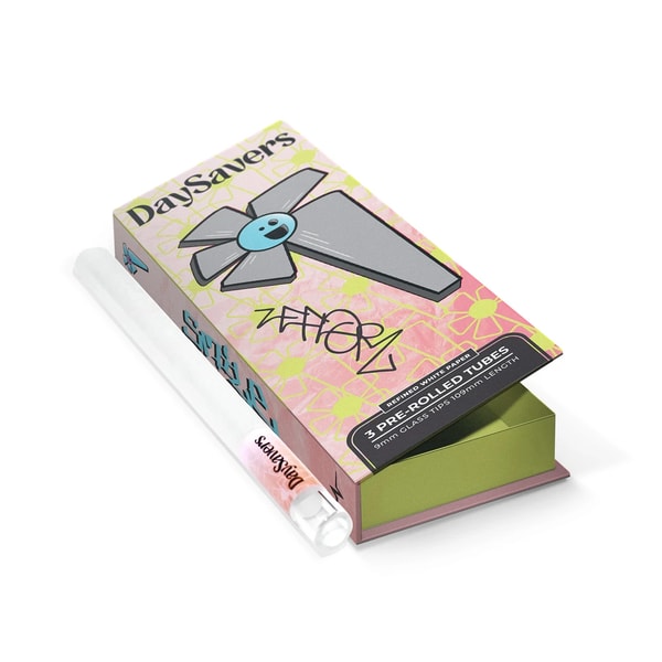 DaySavers 1 Gram King Size White Pre Rolled Tubes with Glass Filter Tips Pack of 3 Tubes Review