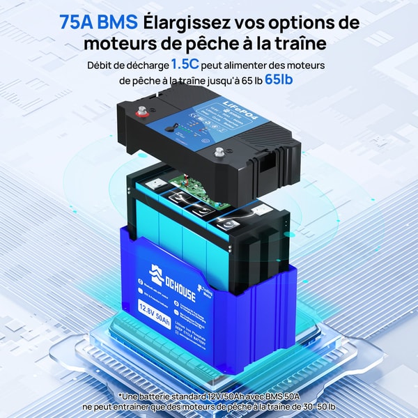 DC HOUSE Batterie au lithium LiFePO4 Bluetooth Avis