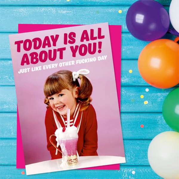 Dean Morris Cards Today Is All About You Girl Card Review