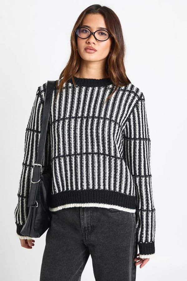 Debenhams Outlet boohoo Soft Knit Stripe Jumper Review