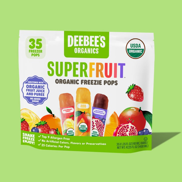 DeeBee's Organics Classic SuperFruit Freezie Pops Review