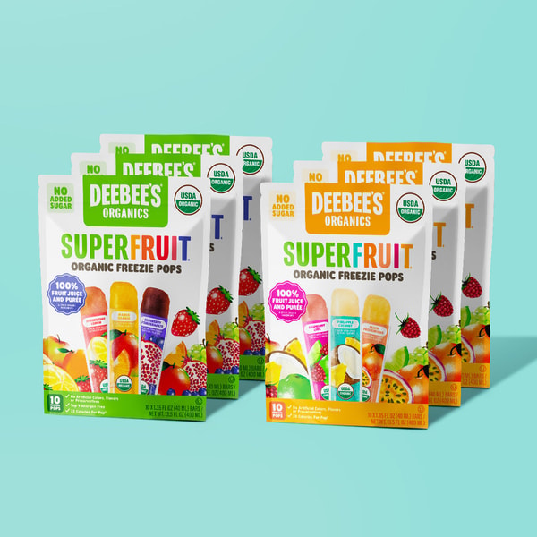 DeeBee's Organics Variety SuperFruit Freezie Pops Review