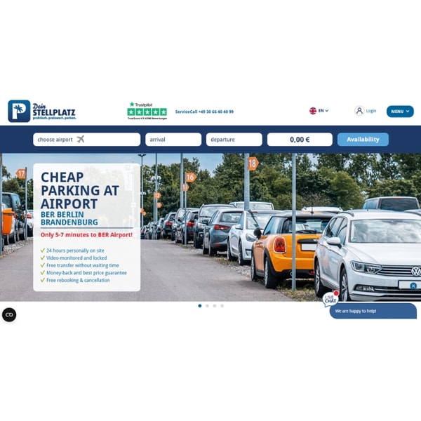 Dein Stellplatz Indoor Parkplatz Bewertung