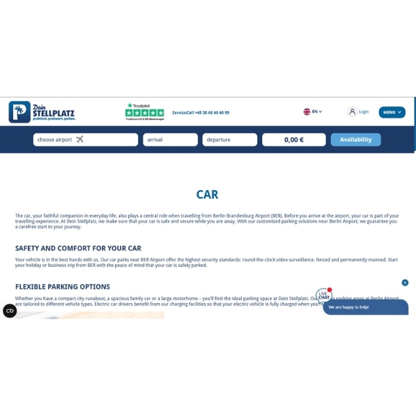 Dein Stellplatz Standard Parkplatz Bewertung