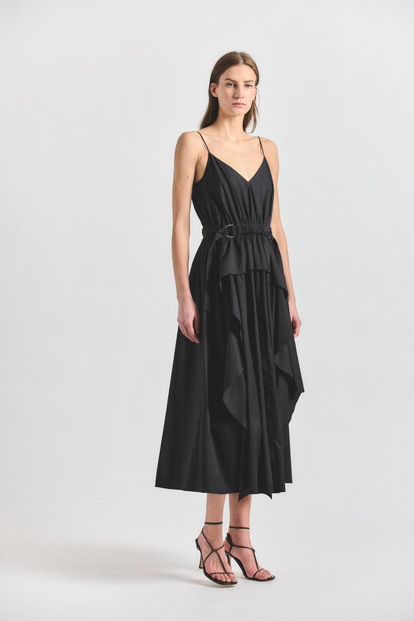 Derek Lam Hattie Ruffle Front Dress Review