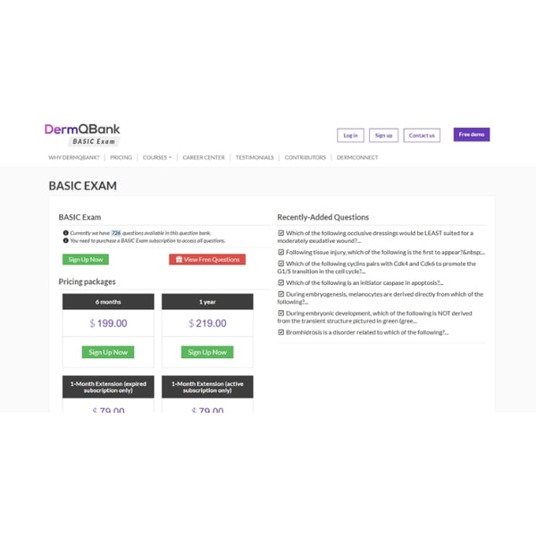 DermQBank Basic Exam QBank Review