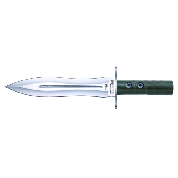 Desenfunda Cuchillo De Caza Joker "Jabal&iacute;" Cl110 Pu&ntilde;o De Aluminio Lacado Rese&ntilde;a