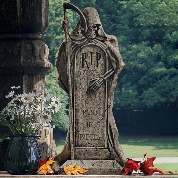 Design Toscano Review: Design Toscano Rest in Pieces Grim Reaper Tombstone Statue Reviews