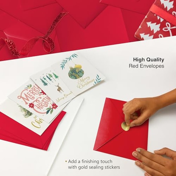 Dessie Shop Dessie 30 Unique Gold Foil Christmas Cards Review