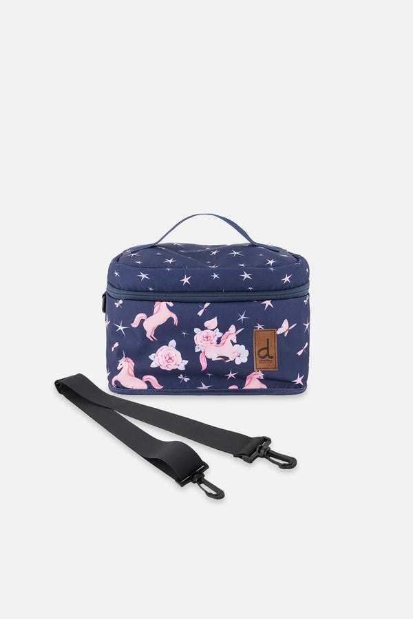 Deux par Deux Lunch Box Navy Unicorn Print Review