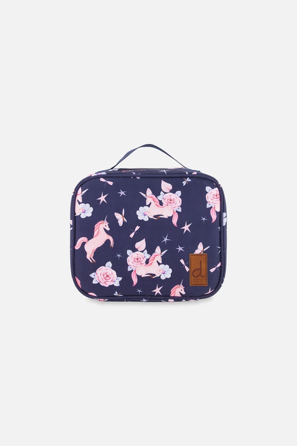 Deux par Deux Snack Box Navy Unicorn Print Review