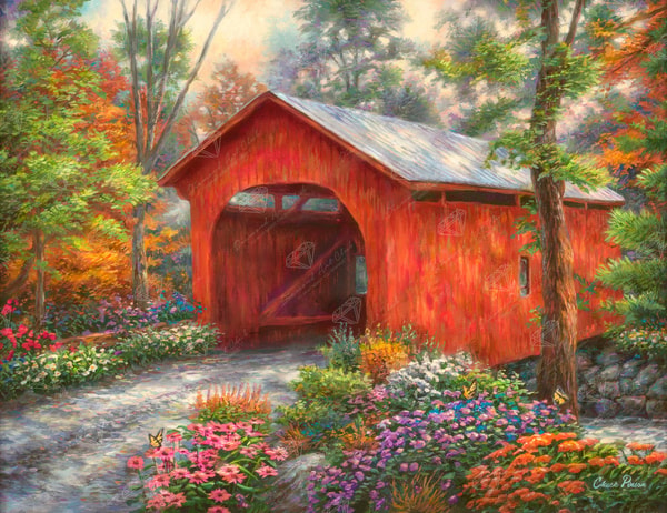 Diamond Art Club Red Covered Bridge Reviews