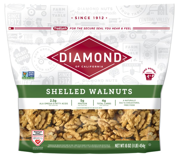 Diamond Nuts Store Shelled Walnuts Review