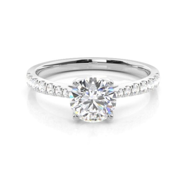 Diamonds Factory Side Stone Diamond Engagement Ring Review