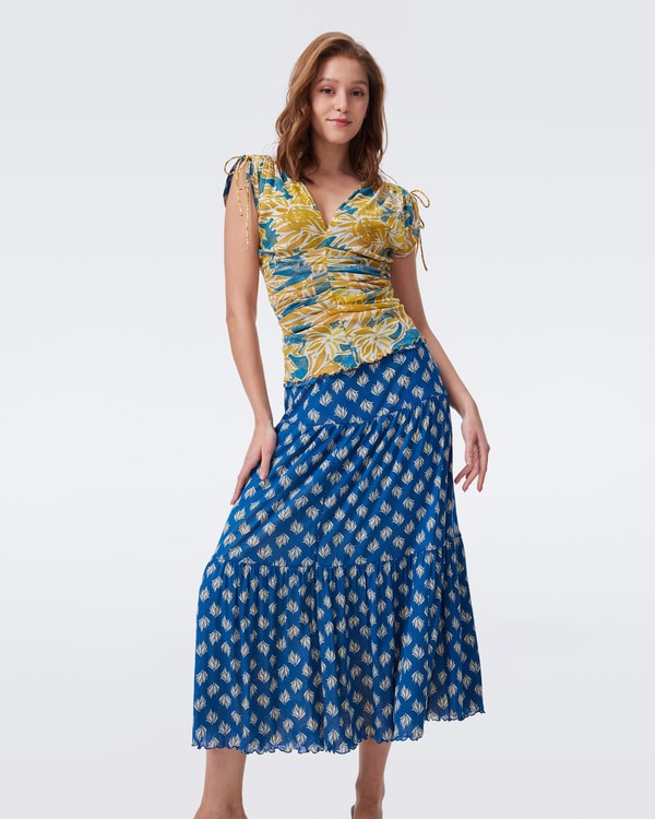 Diane Von Furstenberg DVF ASHLI REVERSIBLE TOP 评论