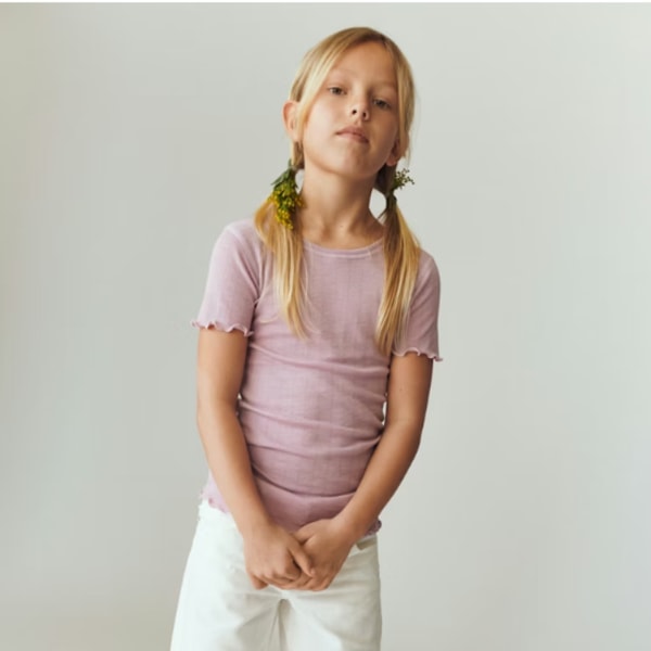 DILLING Children's Merino Wool/Silk Pointelle T-Shirt Review