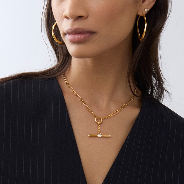 DINNY HALL Mother of Pearl T-Bar Necklace Reviews