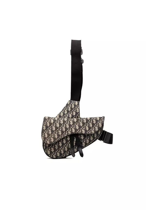 ZALORA Pre-Loved Dior Oblique Canvas Saddle Crossbody Review