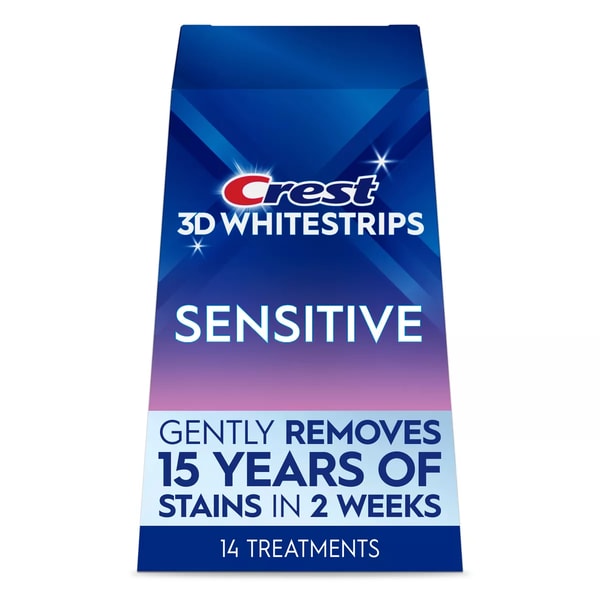 Direct Teeth Whitening Crest 3D Whitestrips Sensitive White Review