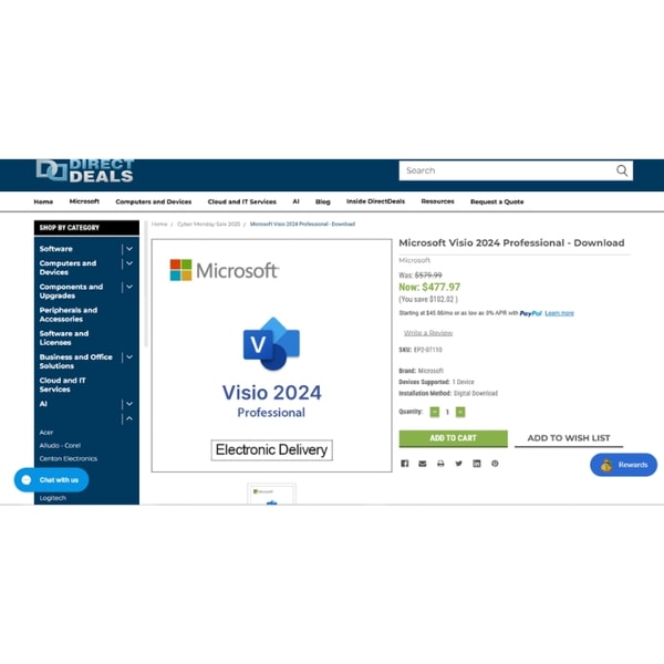 DirectDeals Microsoft Visio Professional Review