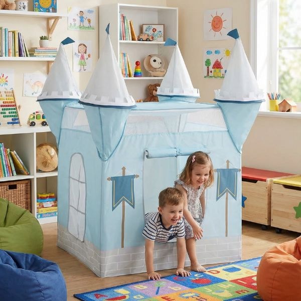 Infantdeco Tienda de juegos infantil plegable castillo del hielo Rese&ntilde;a