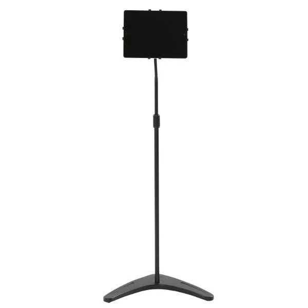 Displays Market Floor Standing iPad Tablet Kindle Stand Flexible Head Adjustable Height Black Review