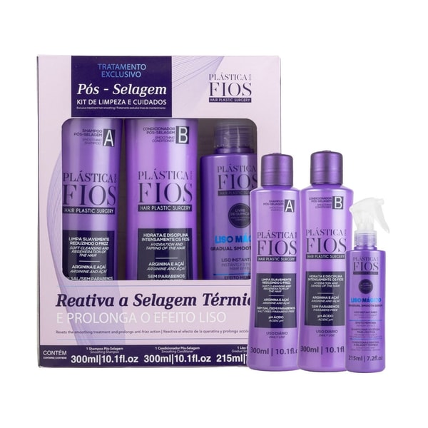 Doce Beleza Kit Cadiveu Pl&aacute;stica Dos Fios Duo + Liso M&aacute;gico Avalia&ccedil;&otilde;es