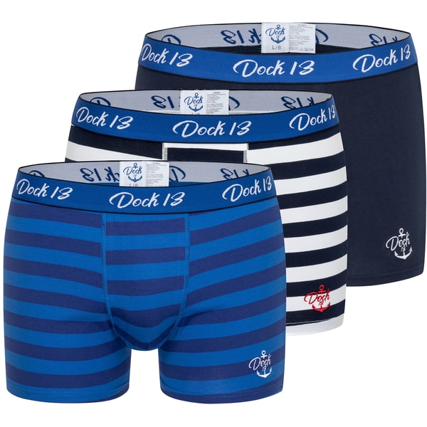 Dock13 M&auml;nner Boxershorts Maritim Bewertung