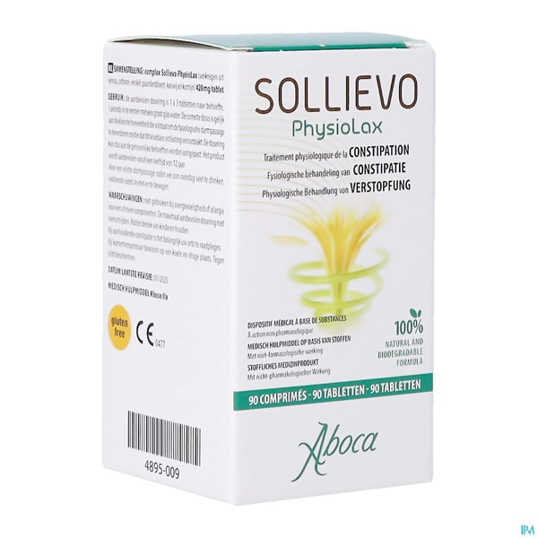 Aboca Sollievo Physiolax 90 Comprim&eacute;s Avis